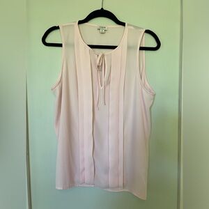 J. Crew Sleeveless Tie-Neck Top